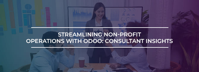Streamlining Non-Profit Operations with Odoo: Consultant Insights