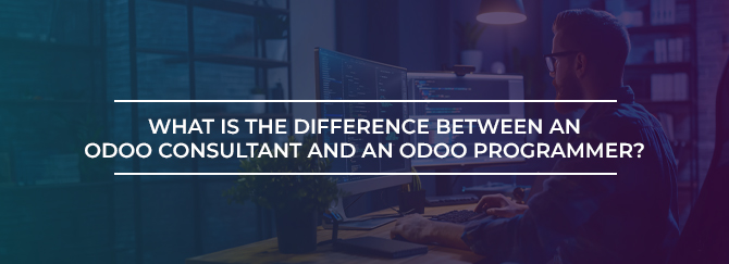 What Is the Difference Between an Odoo Consultant and an Odoo Programmer
